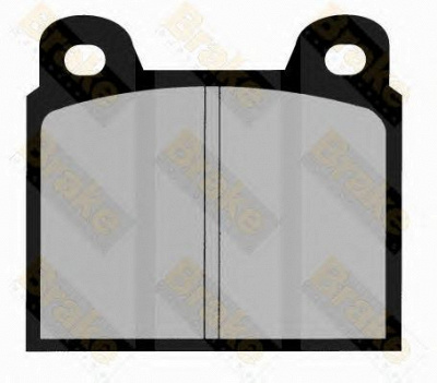 BRAKE ENGINEERING pa205 -  Комплект тормозных колодок, дисковый тормоз